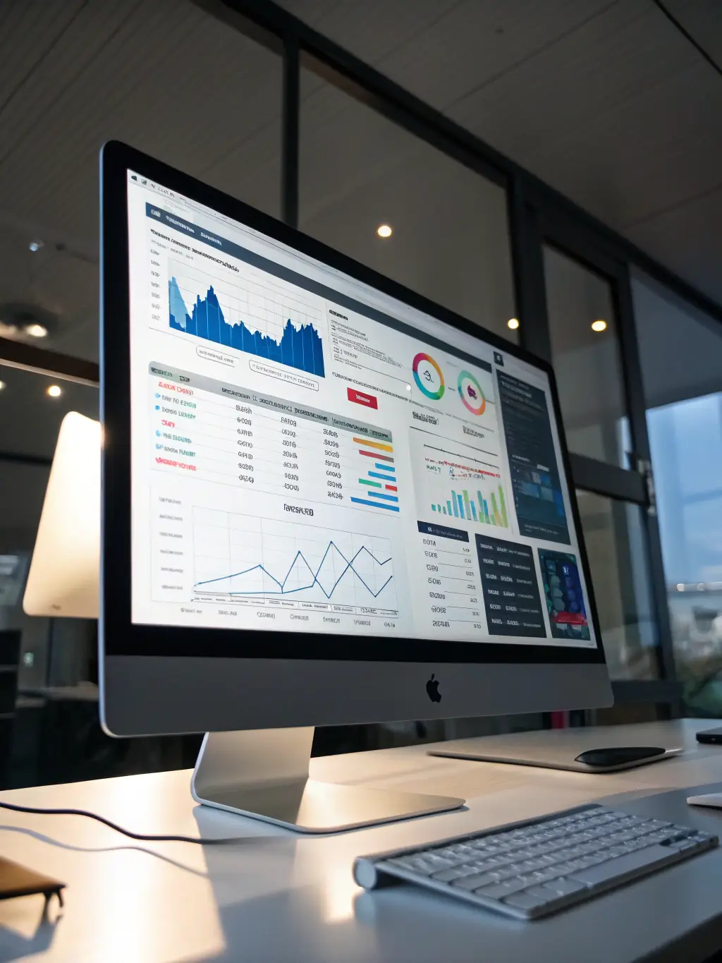 An illustration of the CrowdSky AI platform's real-time analytics dashboard, displaying key performance indicators and actionable insights.