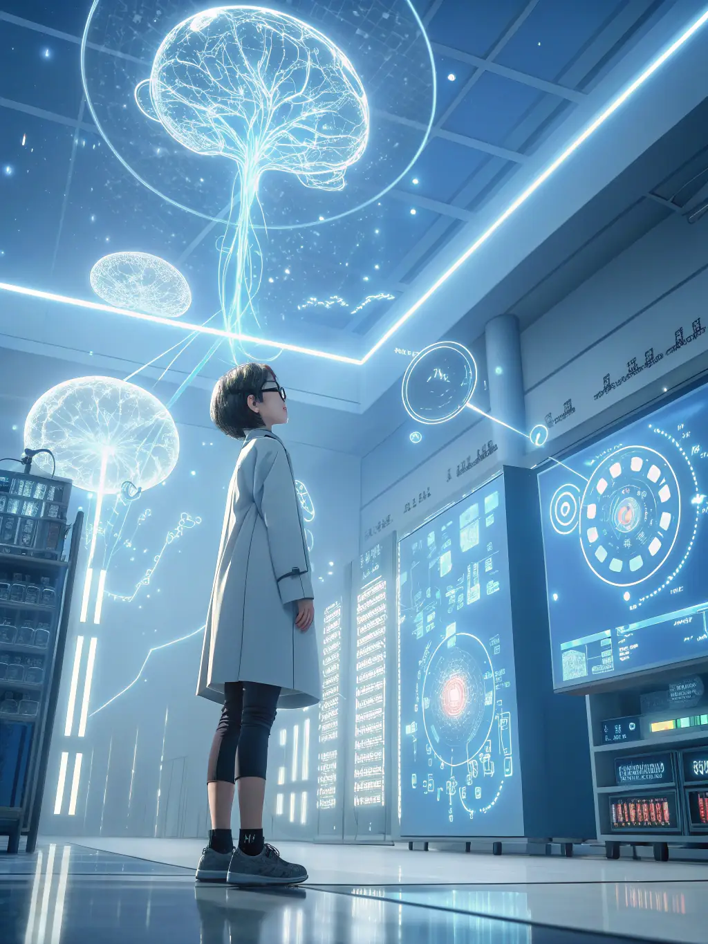 A visual representation of the AI model training process within CrowdSky AI, highlighting the iterative refinement and optimization of the models.