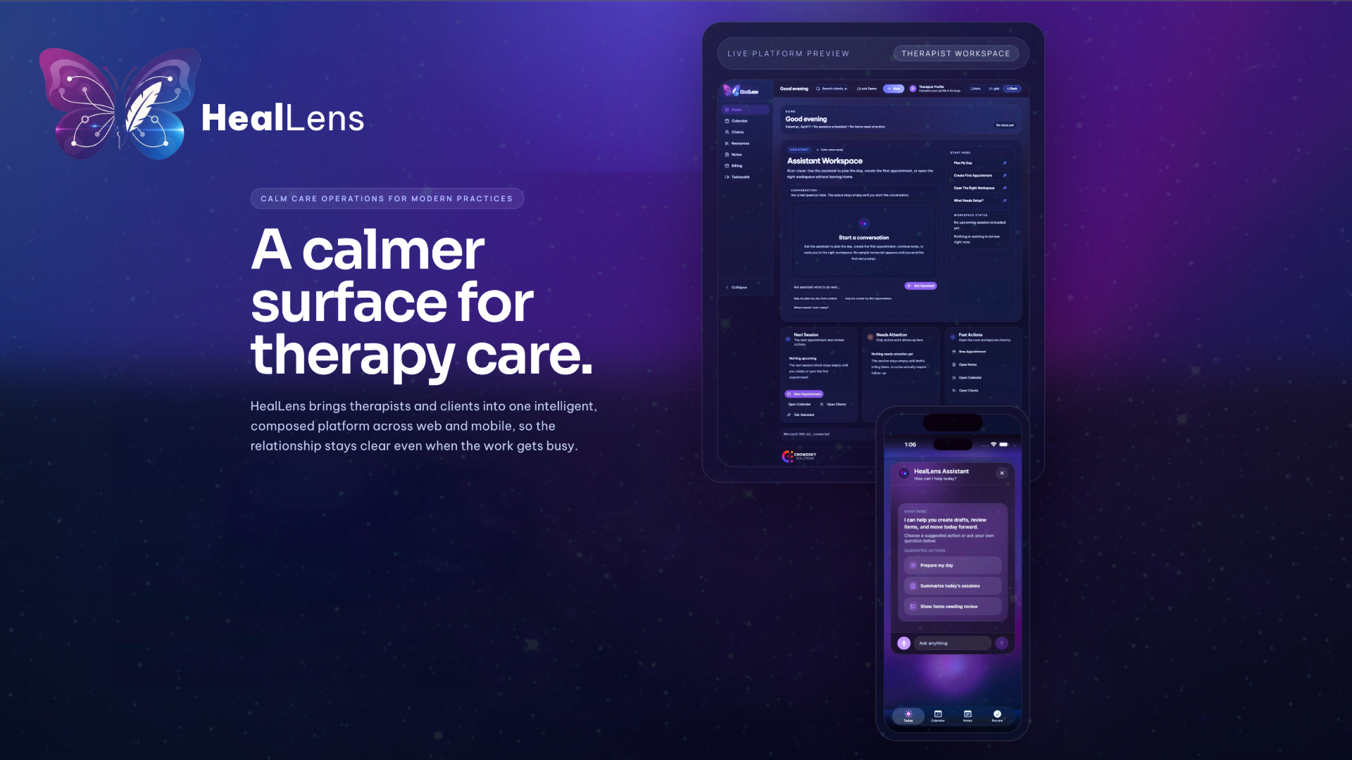HealLens platform preview
